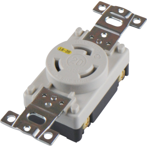 3220-L6-IV｜【ｱﾒﾘｶﾝ電機】引掛形　埋込コンセント　白