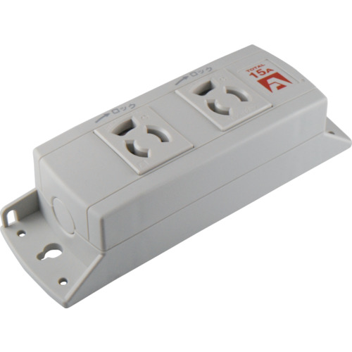 KU1140｜【ｱﾒﾘｶﾝ電機】抜止形ＯＡタップ２個コード無