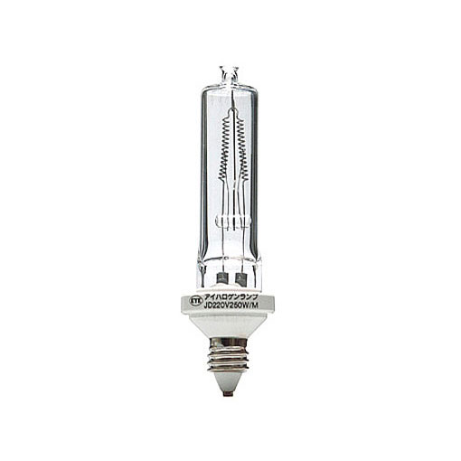 JD220V250W/P/M｜【岩崎電気】ハロゲンランプ片口２５０Ｗ