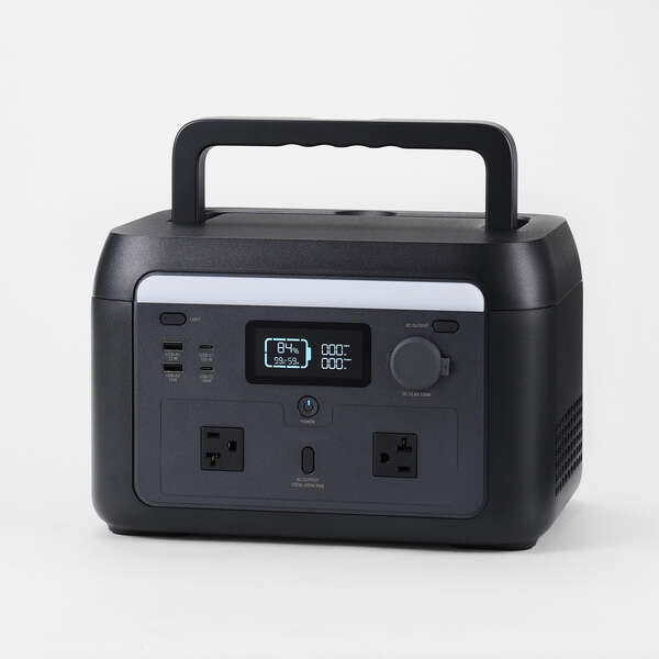 ELECOM ポータブル電源 DE-PS500PBK (512Wh)